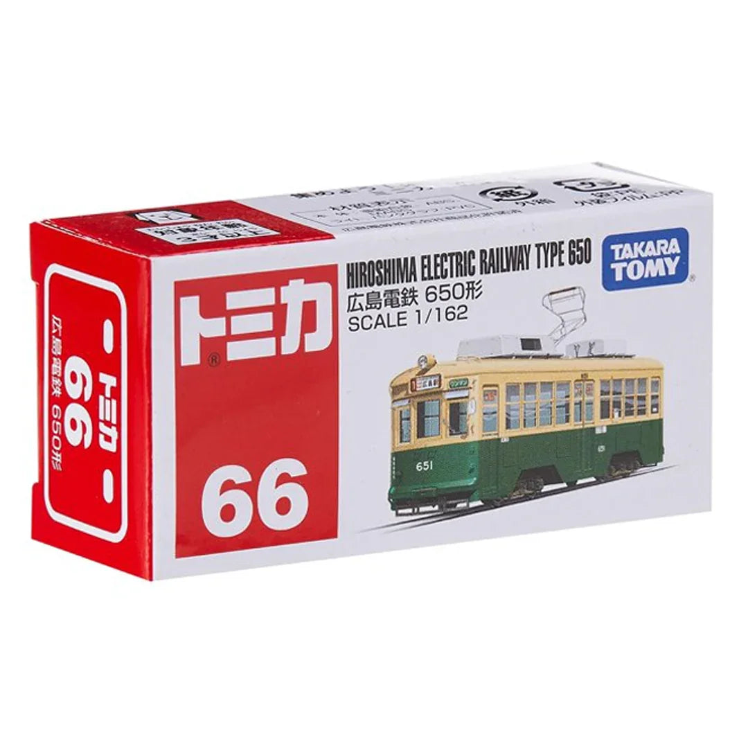 Takara Tomy Tomica No 66 Hiroshima Electric Railway 650 type - Jaiman Toys