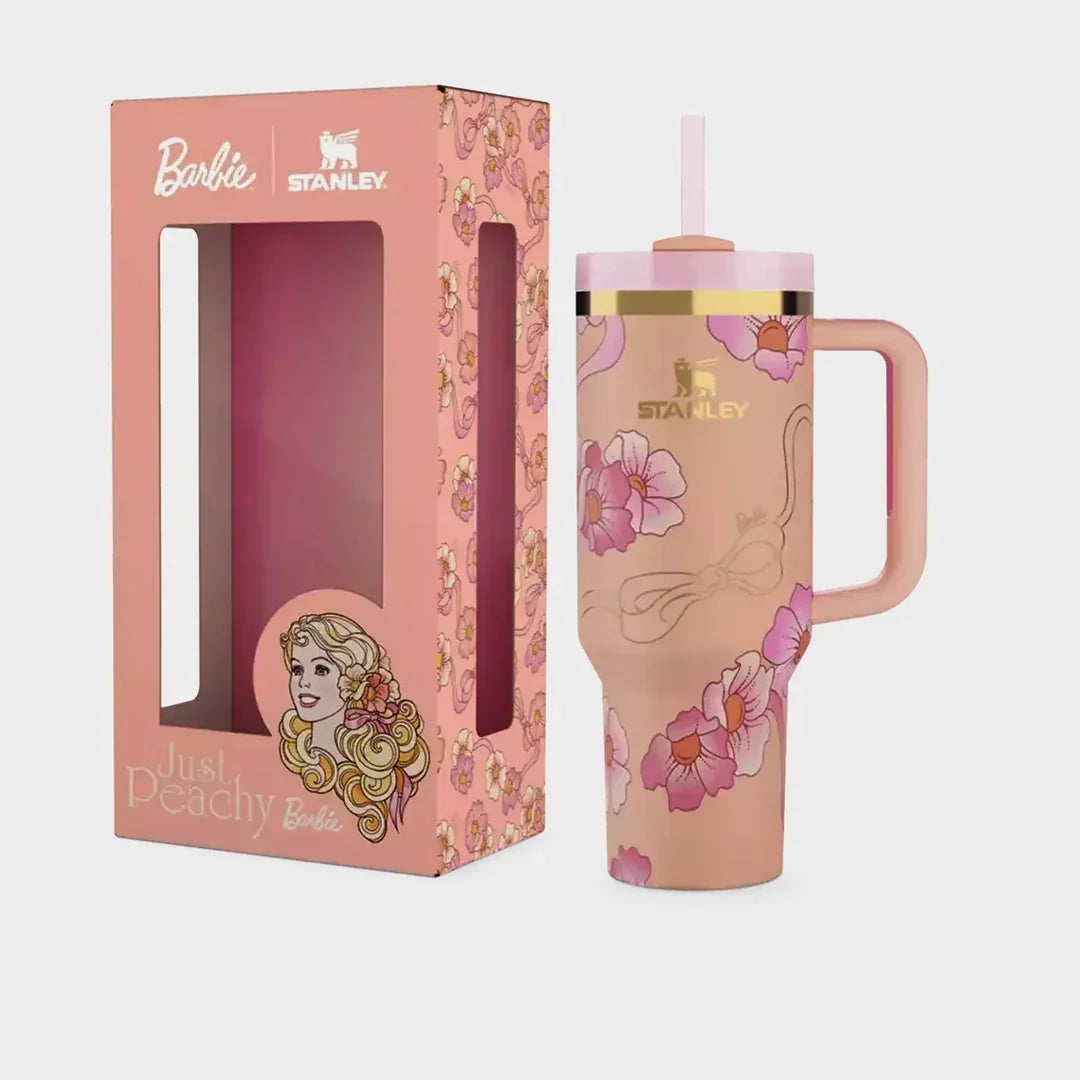 Stanley x Barbie™ '80s Peaches 'N Cream Quencher – 40 Oz Retro