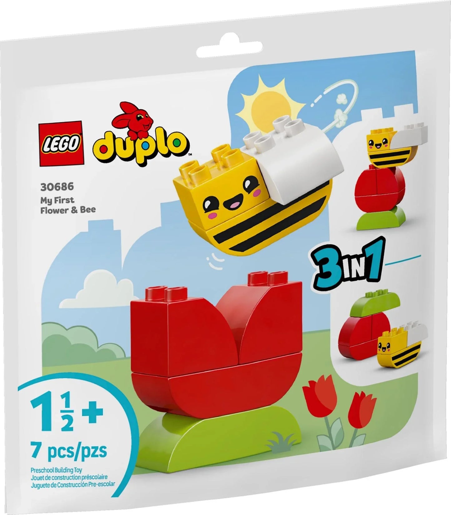 LEGO Duplo 30686 My First Flower with Bee Ecobag - Jaiman Toys