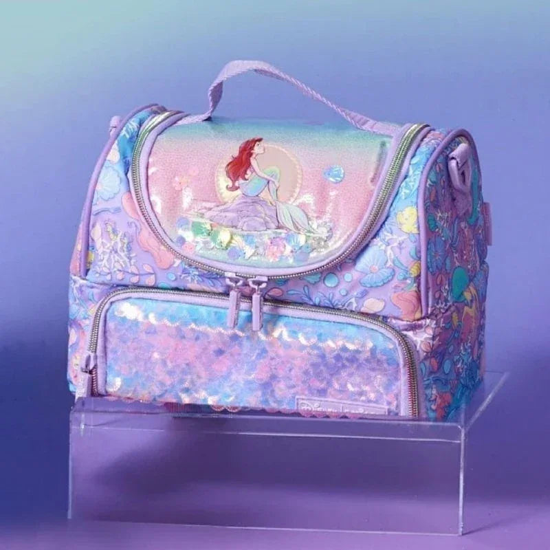 Smiggle Lunch Bag : Little Mermaid Double Decker 7 Inch For Kids - Jaiman Toys