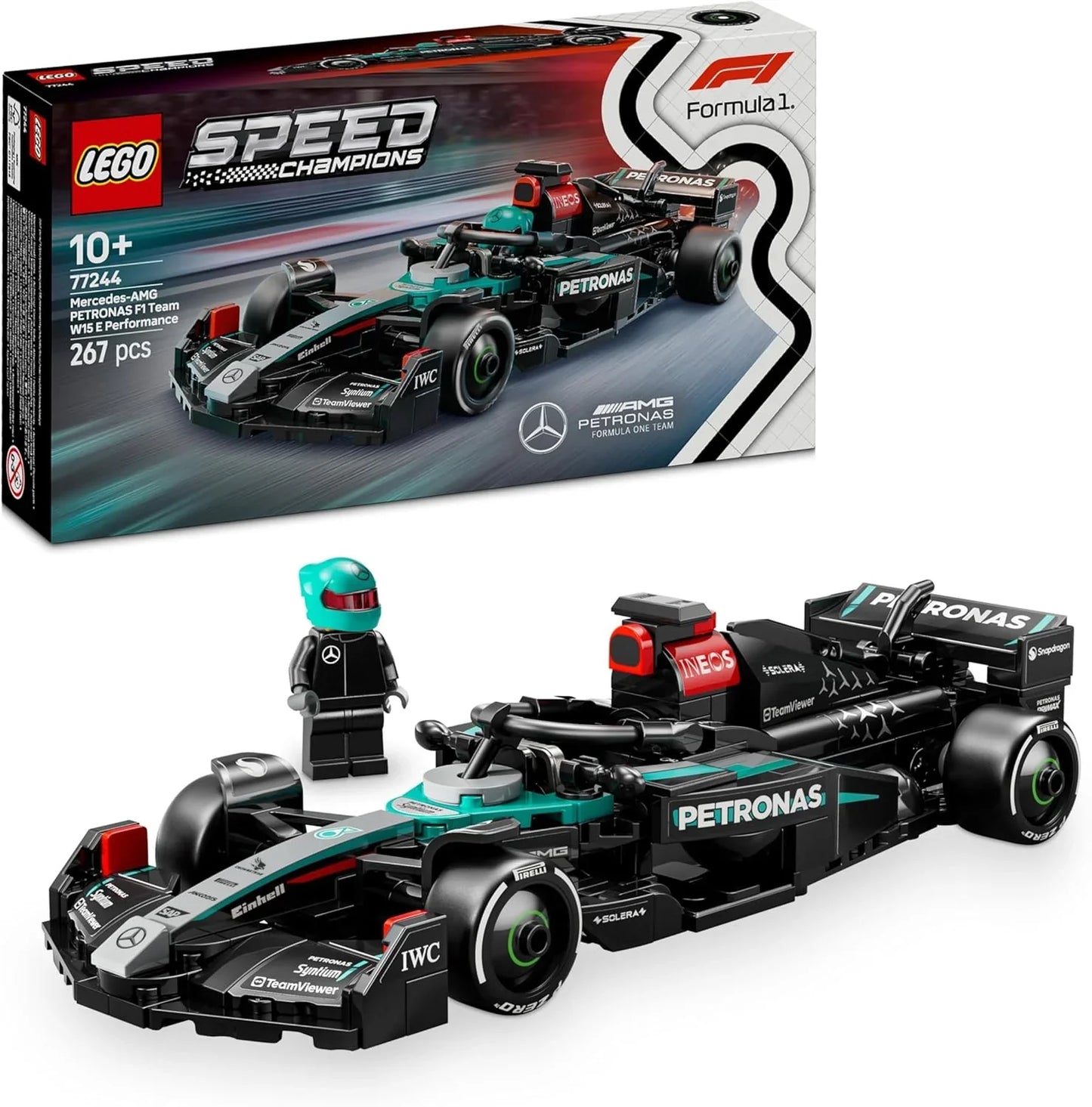 LEGO 77244 Speed Champions F1 Mercedes-AMG W15 Race Car - Jaiman Toys
