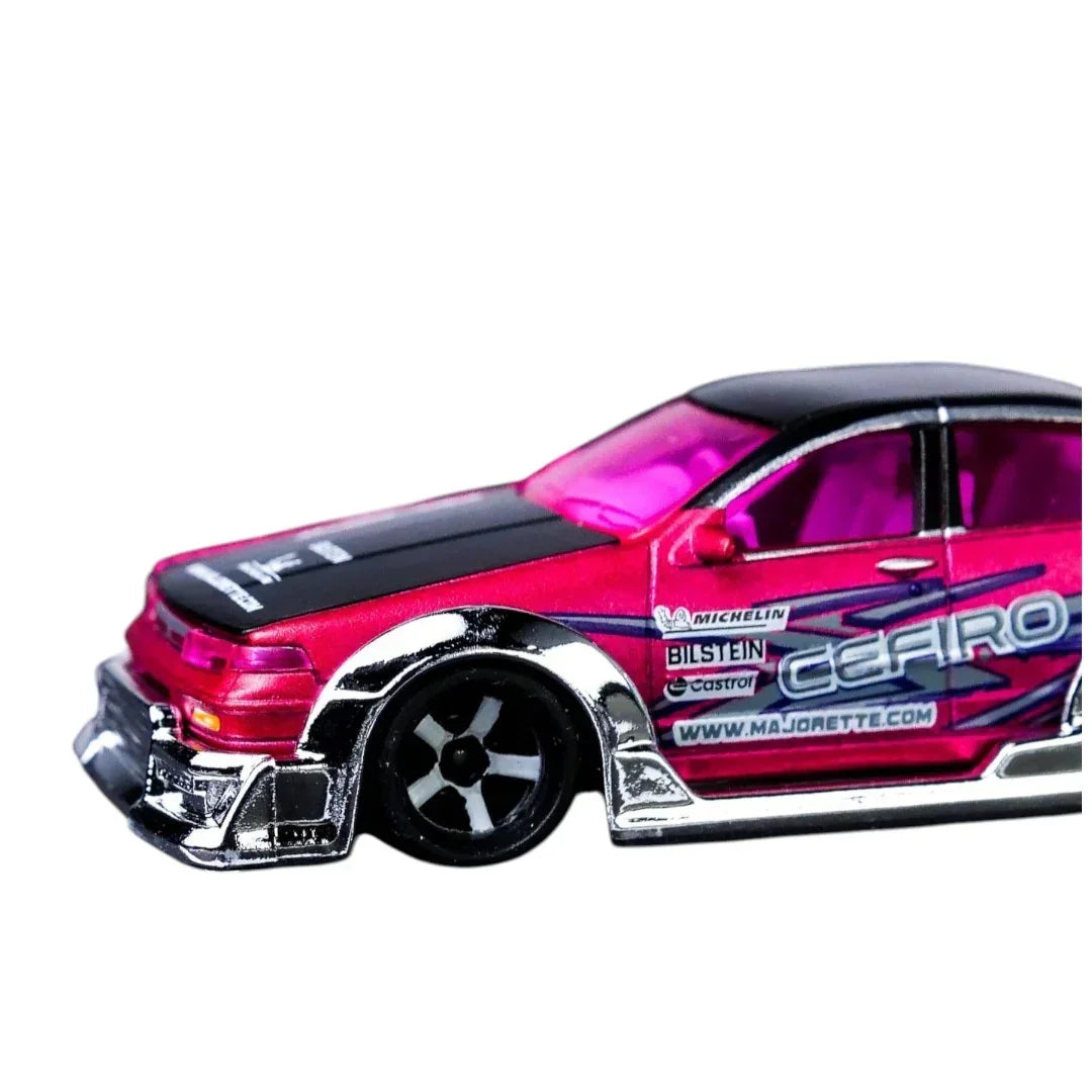 Majorette Nissan Cefiro A31 1:64 Die-Cast Car | JDM Legends Series | Tuning Parts Inside | Metal Body with Moving Parts | 3+