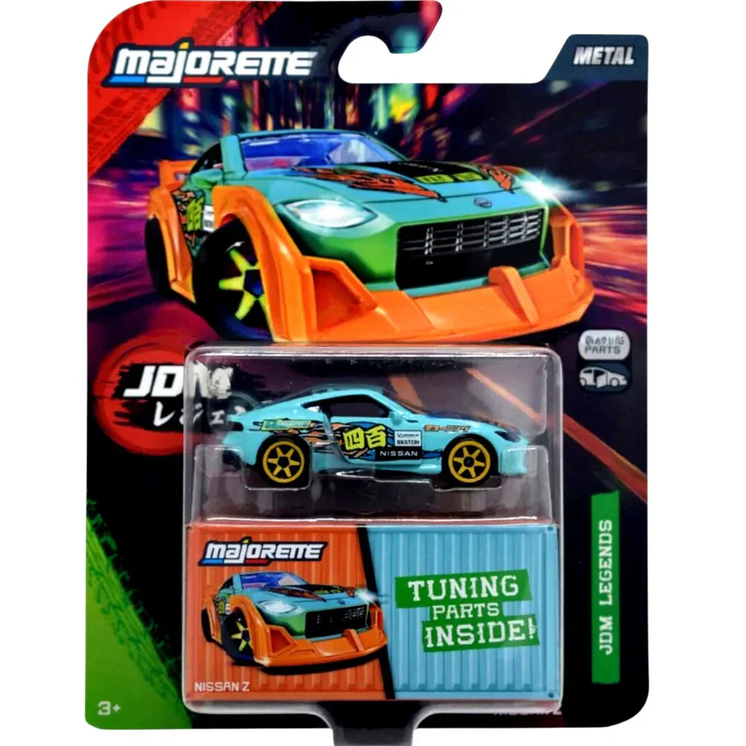 Majorette Nissan Z 1:64 Die-Cast Car | JDM Legends Series | Tuning
