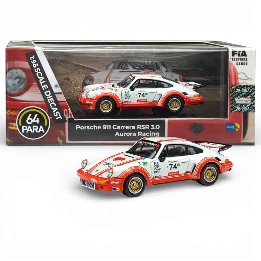 PARA64 1:64 Porsche 911 Carrera RSR 3.0 Aurora Racing Diecast