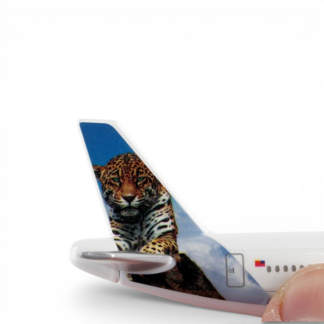 Daron Frontier Airlines Diecast Airplane Model (14CM) – Official Wildlife Tail Aircraft Toy (3+)