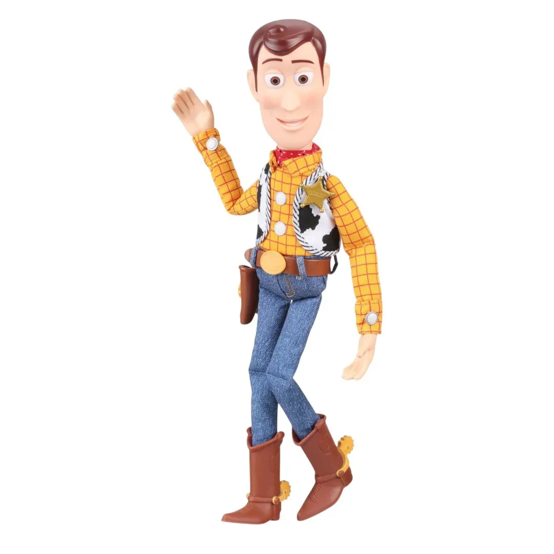 Disney Pixar Toy Story Woody Talking Action Figure – Sheriff Woody Toy with Voice Lines (20th Anniversary Edition)