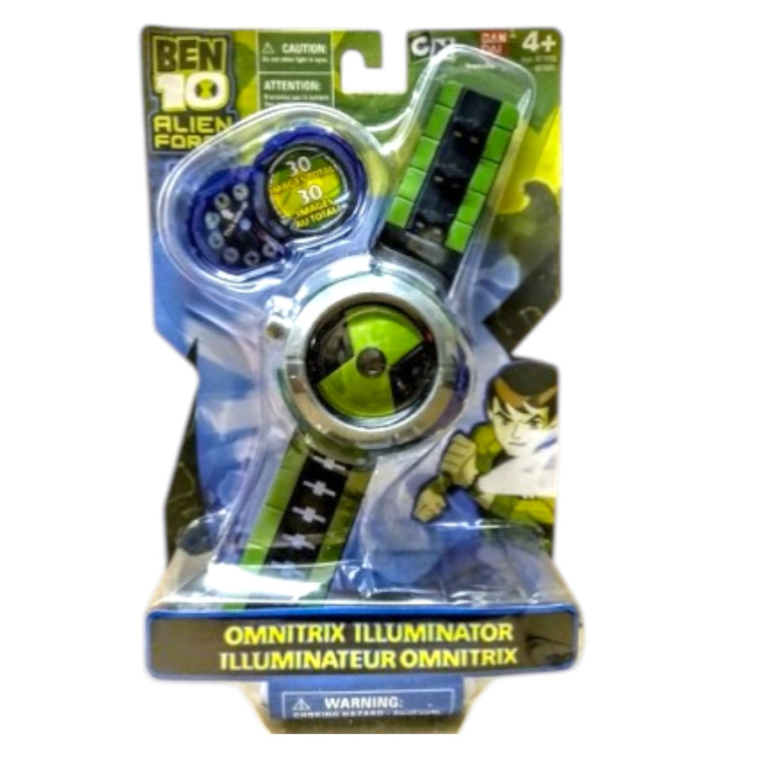 Ben 10 Alien Force Omnitrix Illuminator Watch Toy – Light-Up Role Play Gadget with Alien Discs | Ben 10 Kids Toy