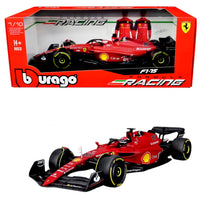 Bburago 1:18 Ferrari F1-75 Formula Racing Car No.16 Diecast Model – Scuderia Ferrari F1 Collectible