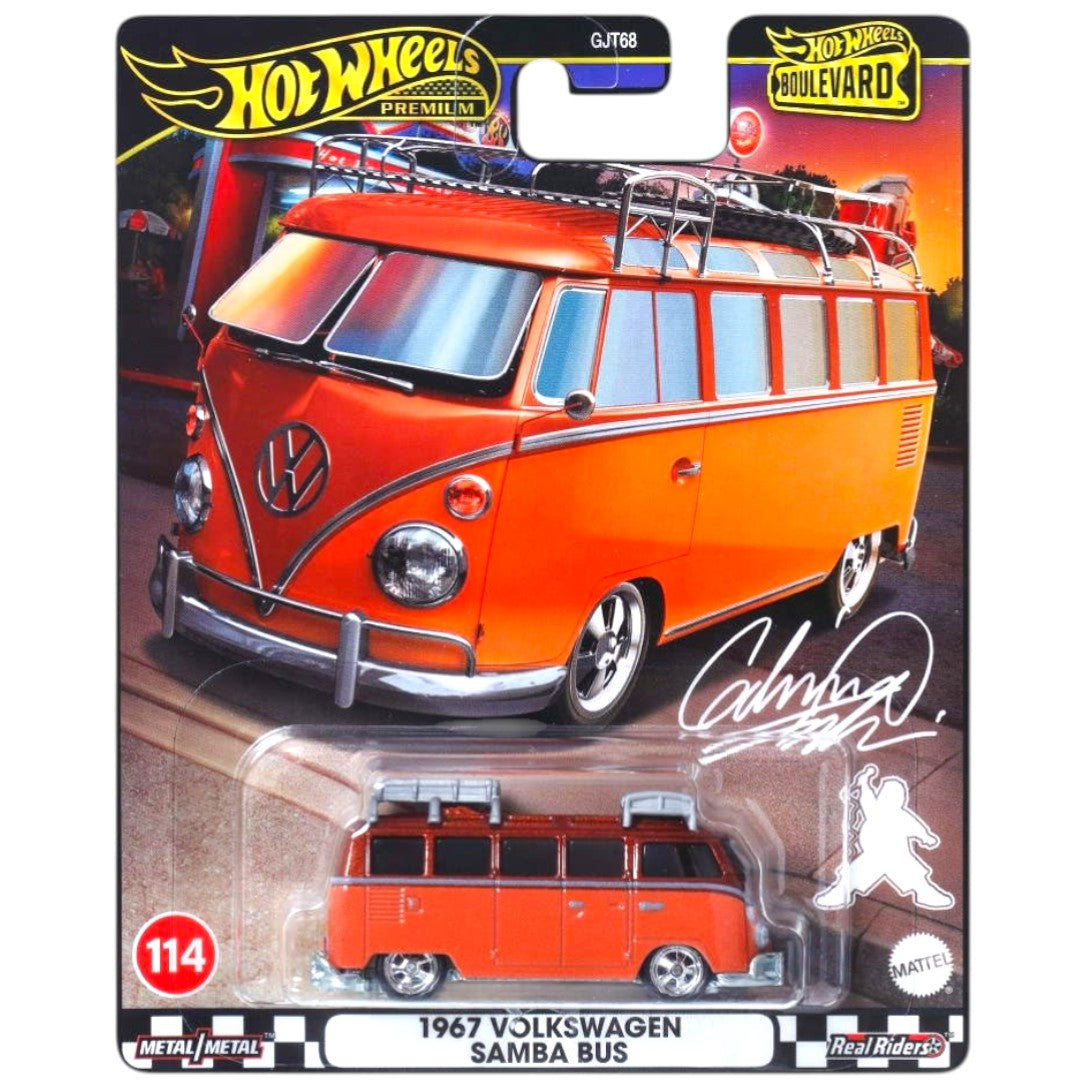Hot Wheels Premium Boulevard 1967 Volkswagen Samba Bus – 1:64