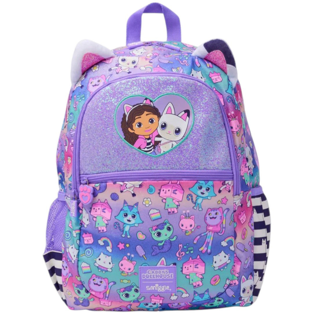 Smiggle Gabby's Dollhouse Backpack for Kids (42cm) – Glitter