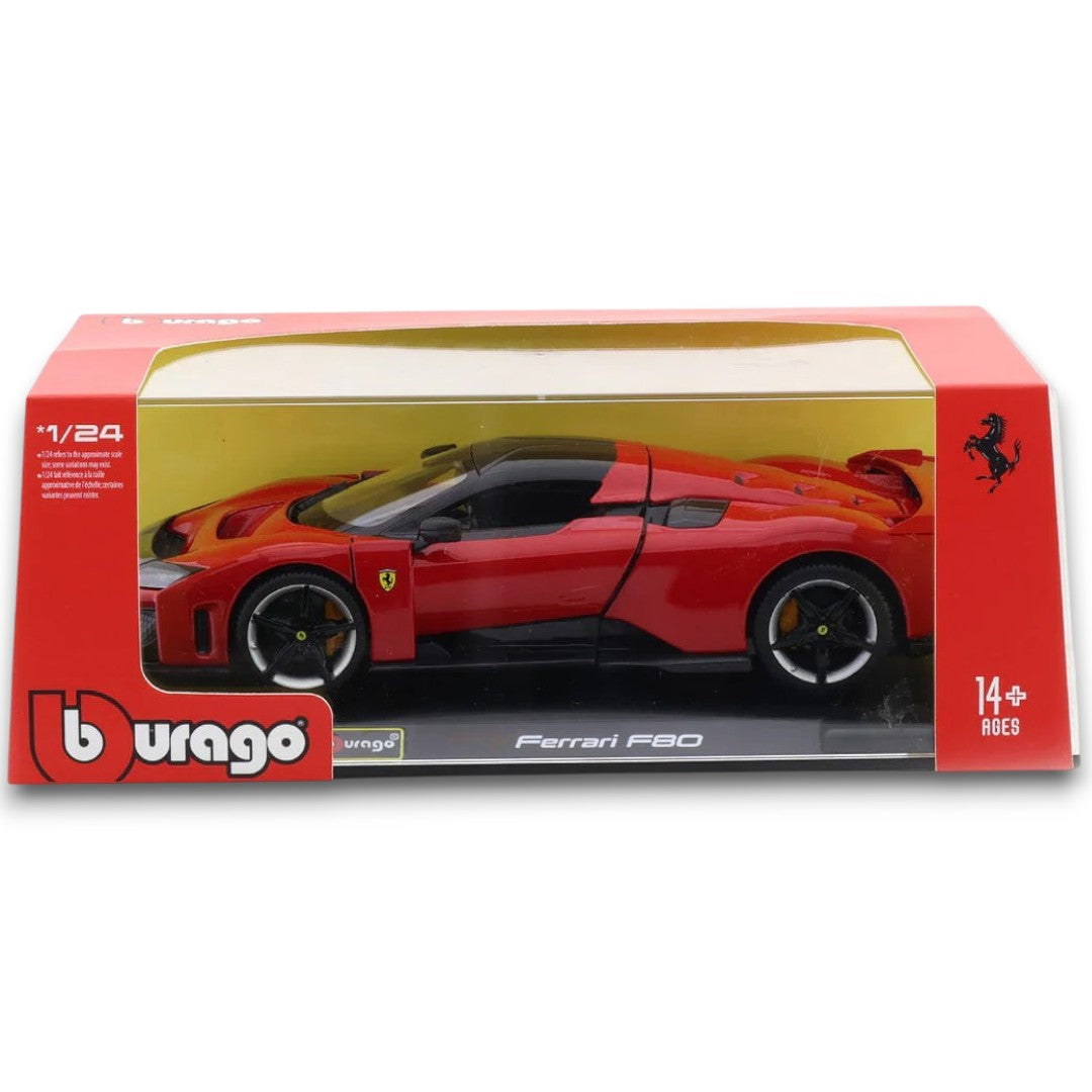 Bburago 1:24 Ferrari F80 Die-Cast Car – Official Ferrari Licensed Collector Model