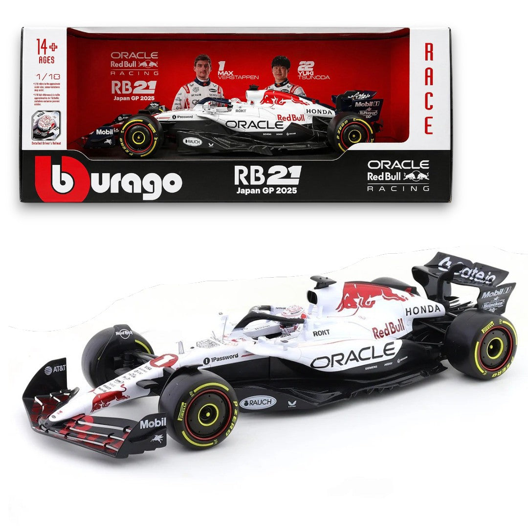ミニカー Oracle Red Bull Racing No.1 Japanese GP Bburago 1:43 Oracle Red Bull Racing RB21 F1 Car – Japan GP 2025