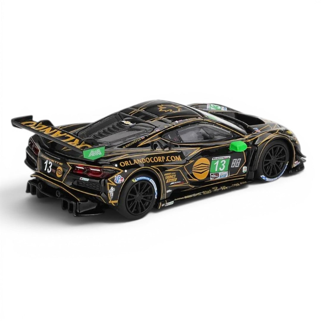 Mini GT 1:64 Chevrolet Corvette Z06 GT3.R #13 – 2025 IMSA Daytona 24 Hrs AWA (Blister Pack) Diecast Model Car