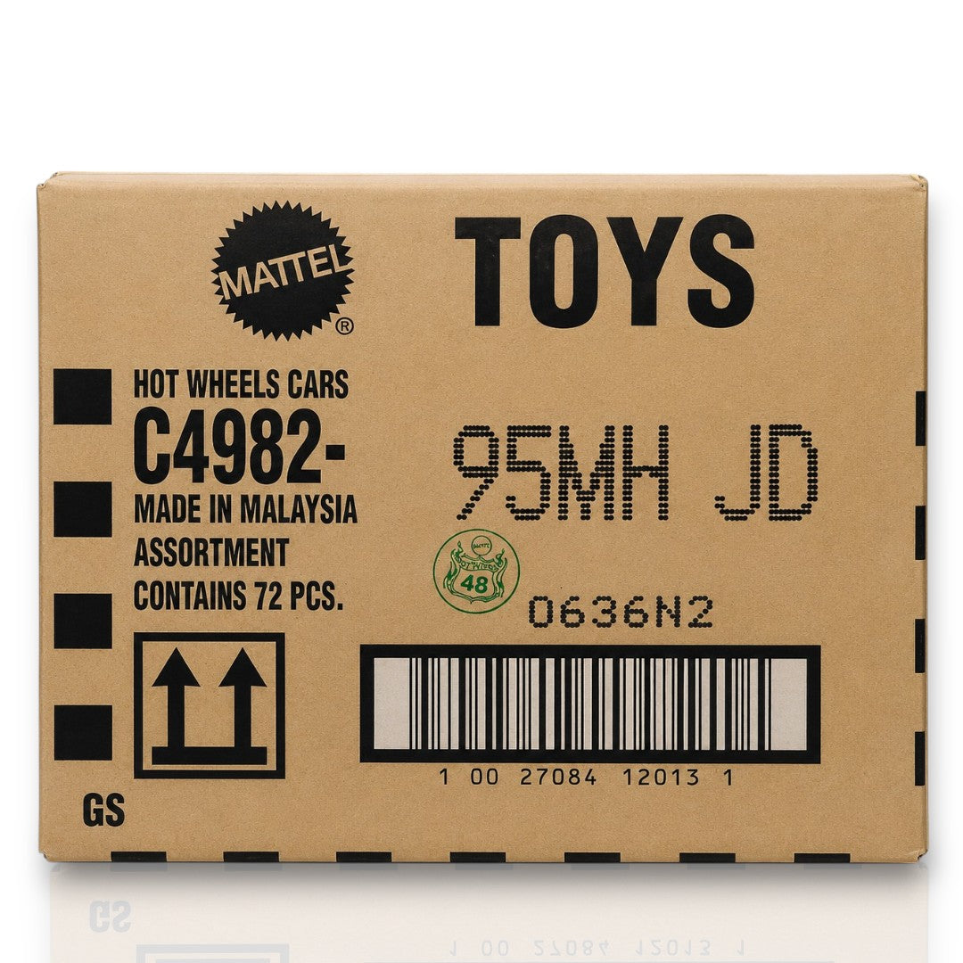 Hot Wheels C4982 - Factory-Sealed - Case J (95MH-JD) – 72 Die-Cast Cars by Mattel