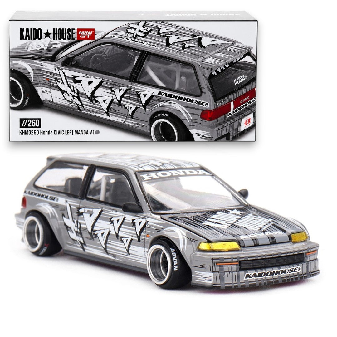 Kaido House Mini GT KHMG260 Honda Civic (EF) Manga V1 1:64 Diecast