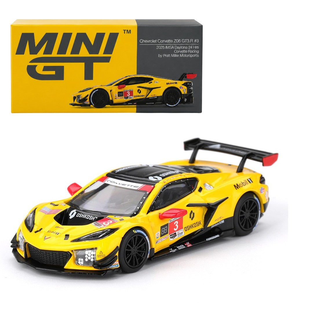 Mini GT 1:64 Chevrolet Corvette Z06 GT3.R #3 2025 IMSA Daytona 24
