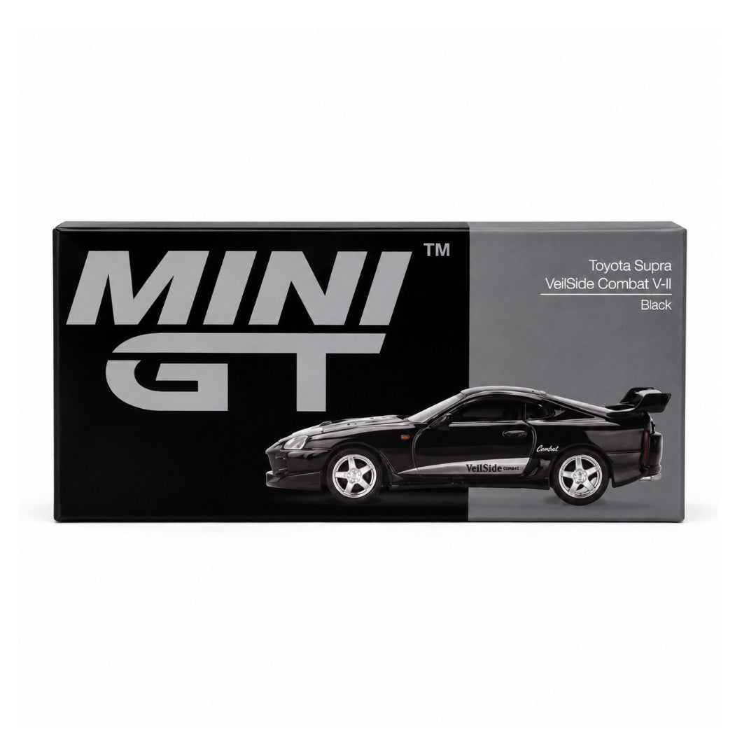 Mini GT 1:64 Toyota Supra VeilSide Combat V-II Black Diecast Model Car