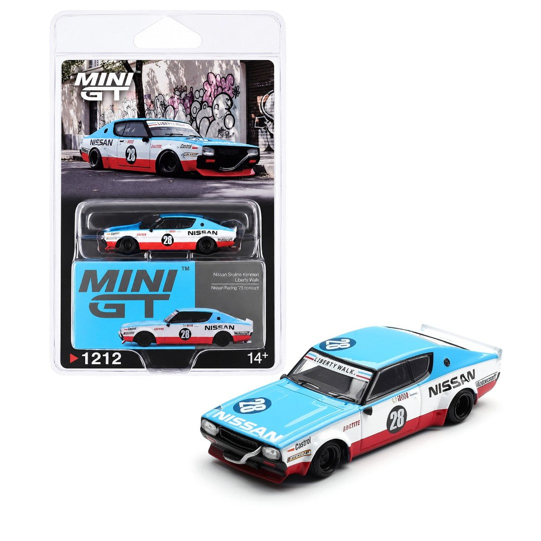 ミニカー MINI GT Nissan Skyline Kenmeri MINI GT 1:64 (Blister Pack) Nissan Skyline Kenmeri Liberty Walk