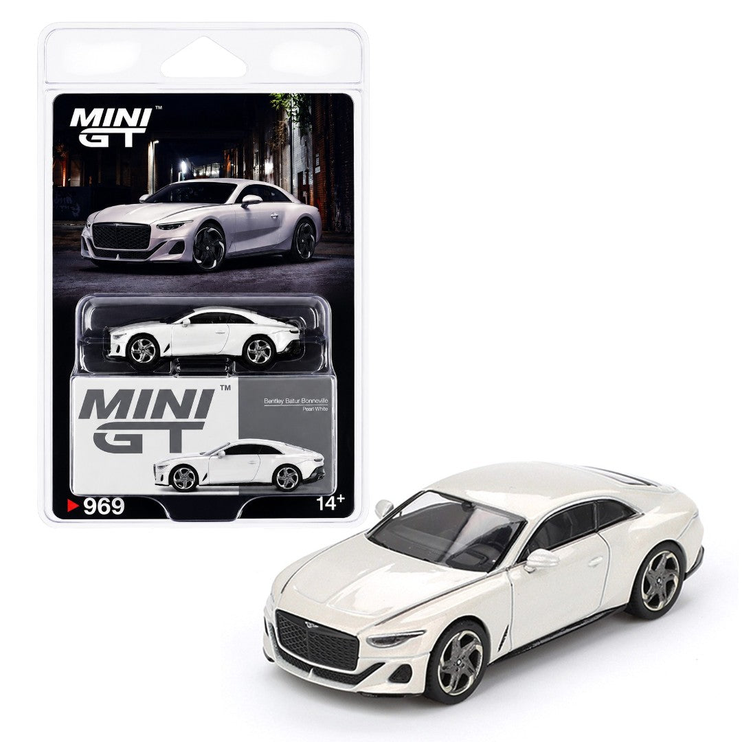 MINI GT 1:64 (Blister Pack) Bentley Batur Bonneville Pearl White