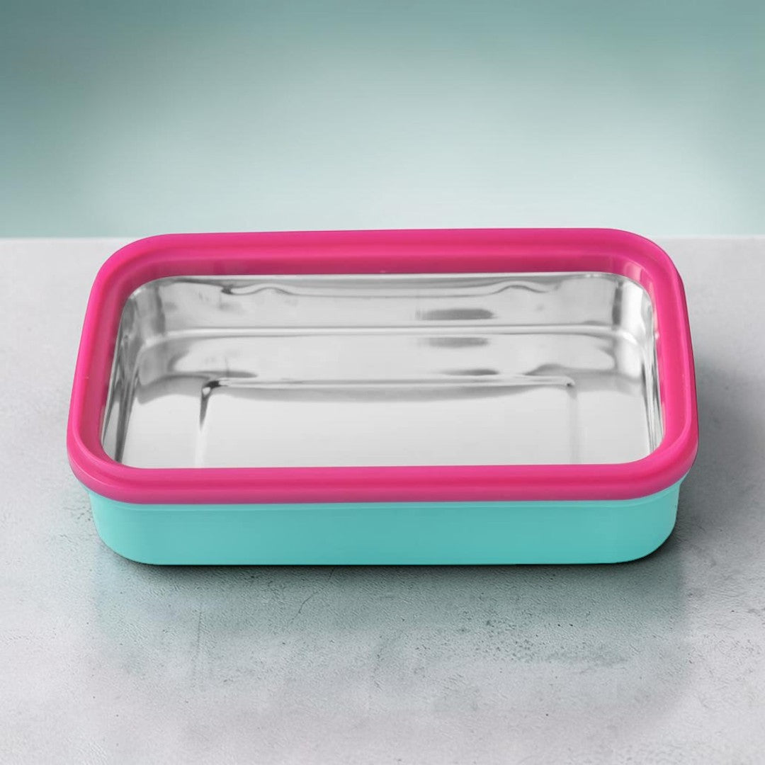Mermaid Kids Lunch Box 500ml | BPA-Free Leak-Resistant Food Storage Box for School, Picnic & Travel