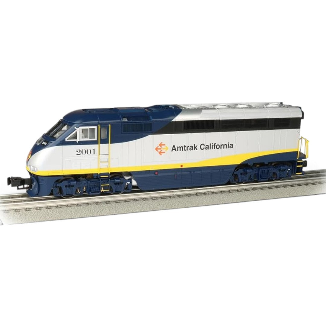 Williams by Bachmann EMD F59PHI Diesel Locomotive with True Blast® Plus Sound – Amtrak California #2001, O Scale 3-Rail