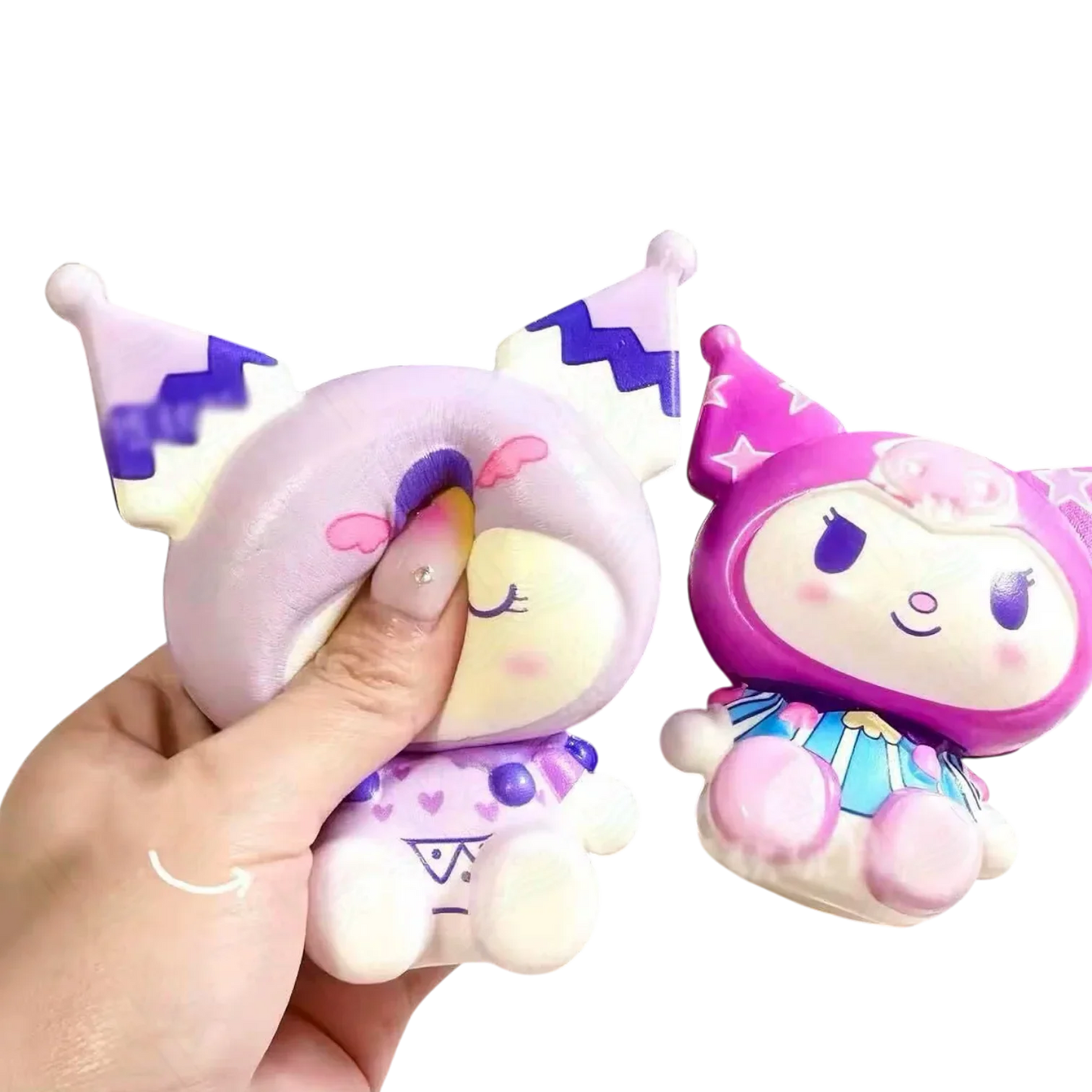 Scented Sanrio,Kuromi Foam Squishy 6 Pieces - Jaiman Toys