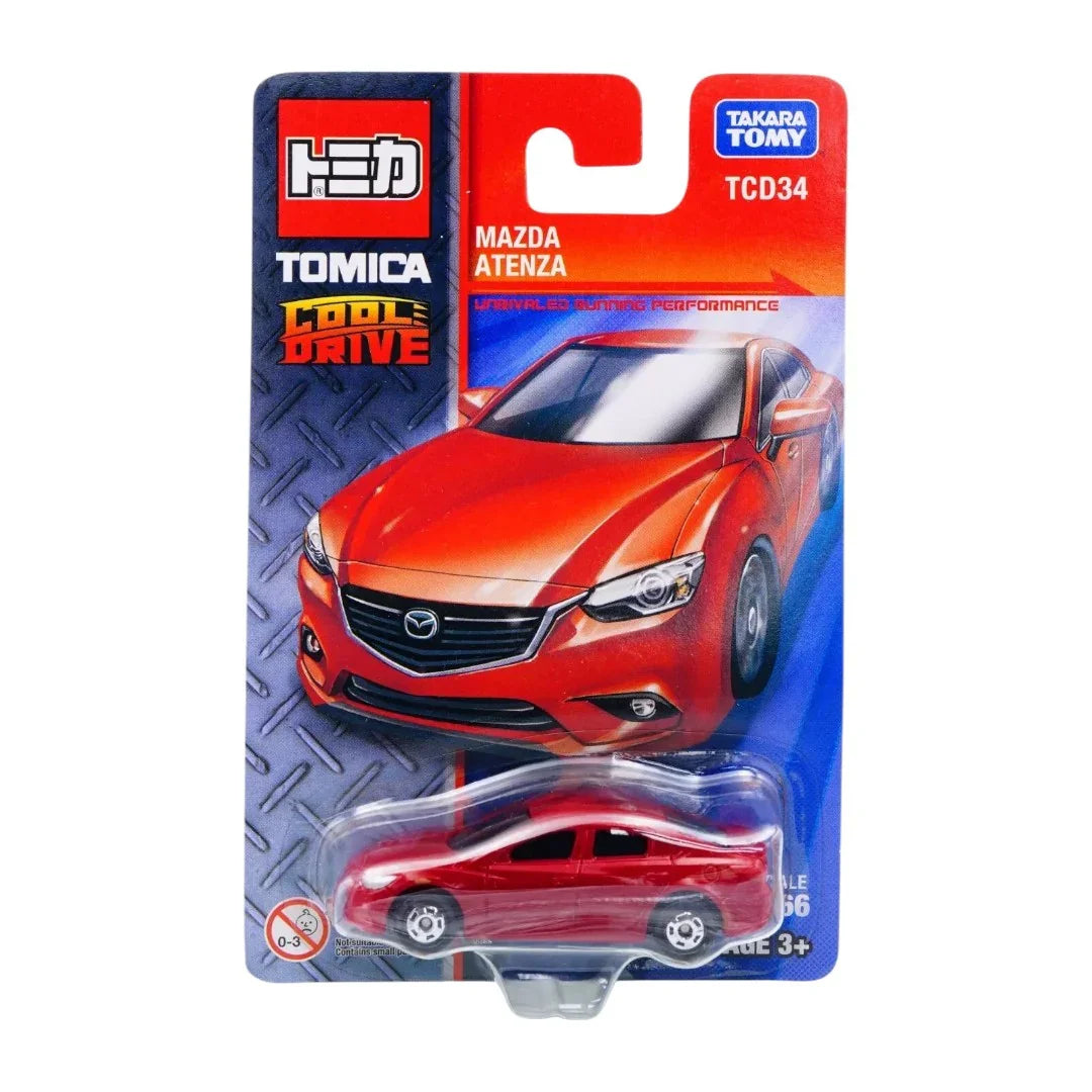 Mazda Atenza Tomica Cool Drive TAKARA TOMY Model Car 1/66 Scale (Red) - Jaiman Toys