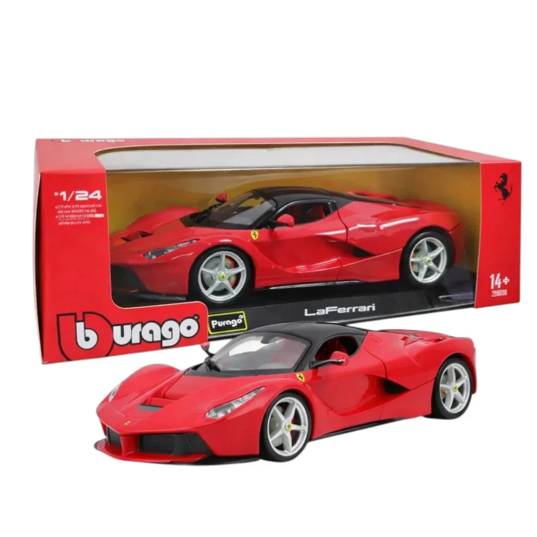 Bburago 1:24 Ferrari LaFerrari Die-Cast Model Car – Red | Official