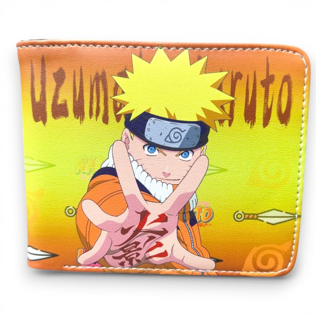 Anime Character Wallet – Stylish Cartoon Bi-Fold Wallet for Kids, Teens & Anime Fans