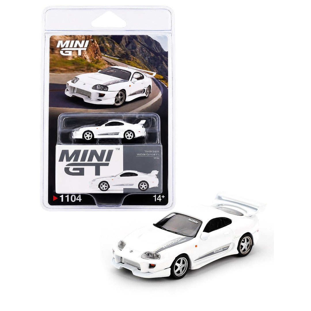 MINI GT 1:64 (Blister Pack) Toyota Supra VeilSide Combat V-I White
