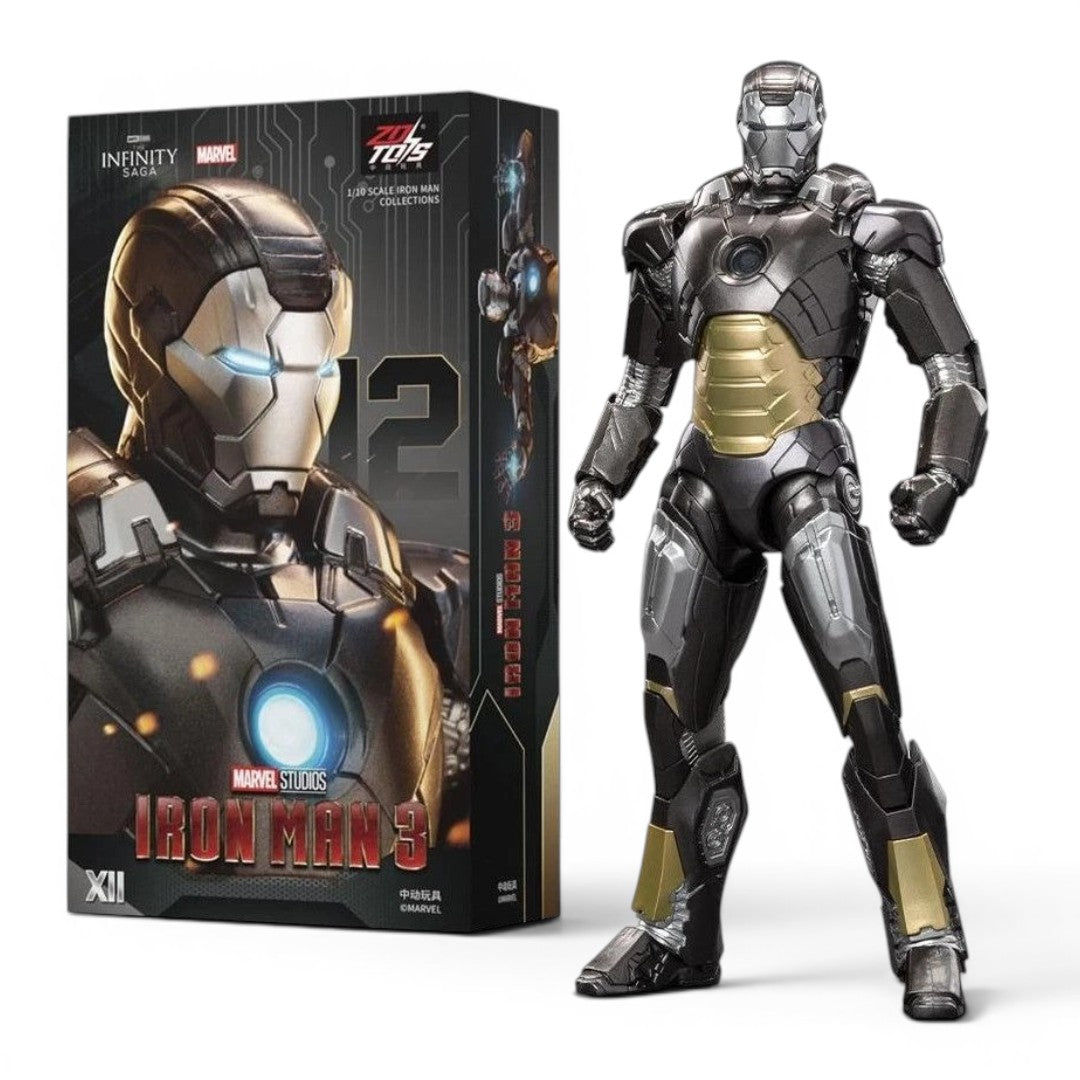 ZD Toys 1:10 Scale Iron Man Mark XII (Mark 12) Action Figure
