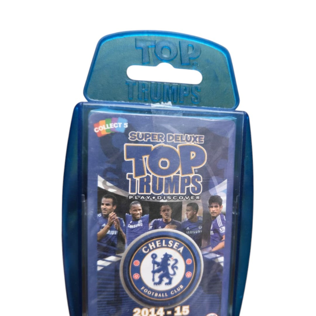 Top Trumps Super Deluxe Chelsea Football Club 2014–15 Card Game – 30 Collectible Player Cards with Storage Case | Rare Discontinued Edition