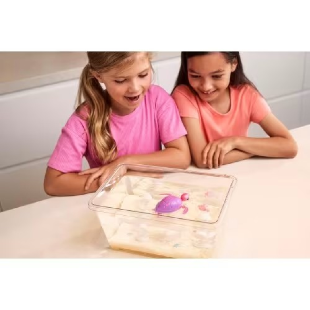 Pets Alive Mama Turtle & Baby Surprise – Interactive Swimming Turtle Toy with Surprise Baby Turtles & Water Habitat