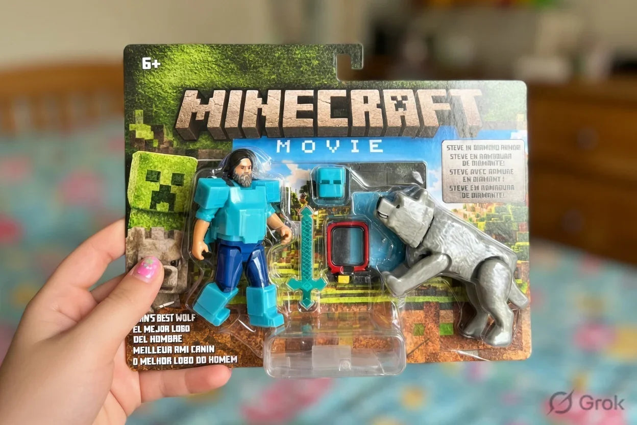 Minecraft Movie Creeper Action Figure with Accessories | Collectible Minecraft Toy Figure | Ages 6+