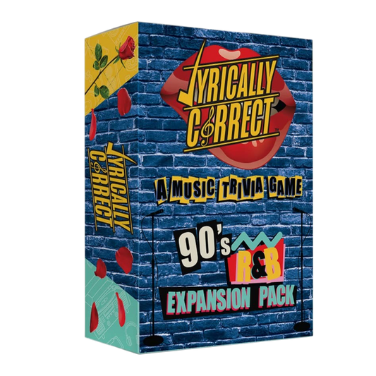 Lyrically Correct 90s R&B Expansion Pack | Music Card Game Expansion for Fans of 90s Rhythm & Blues | Party Game Add-On