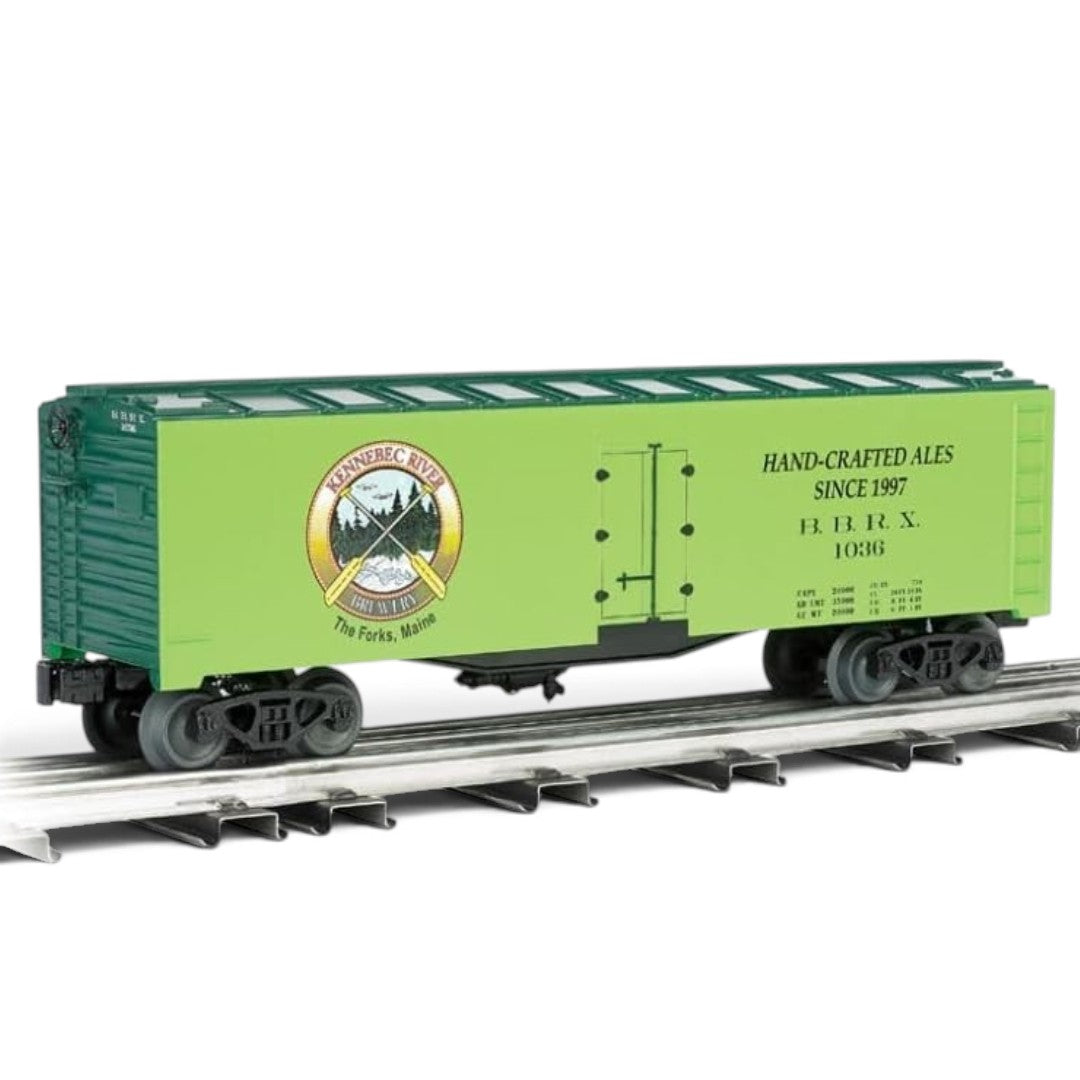 Williams by Bachmann Kennebec Brewing 40' Refrigerator Car – O Scale 3-Rail Freight Car
