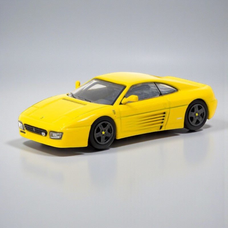 Tarmac Works x IXO Models Ferrari 348 Challenge – Road64 Series 1:64 Diecast Car (Yellow) T64R-082-YL