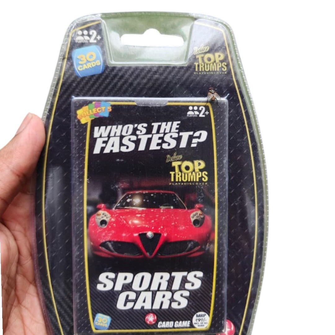 Top Trumps Deluxe Sports Cars Card Game – 30 Collectible Car Cards | Sealed 2015 Edition | Rare Discontinued Collector’s Pack
