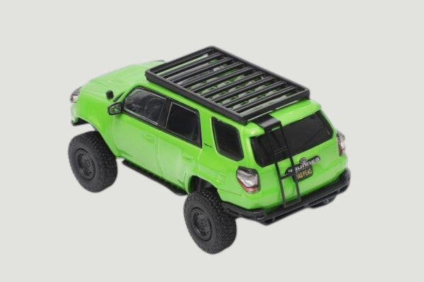 GCD 536 Toyota 4Runner Widebody Prerunner Green 1:64 Diecast Model SUV with Accessories – Premium Off-Road Collectible