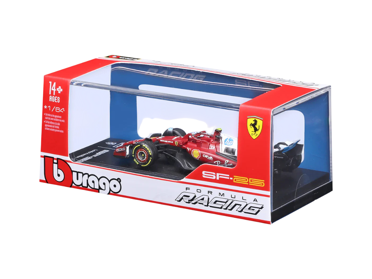 Bburago 1:64 Ferrari SF-25 #44 Lewis Hamilton Australian GP 2025 Diecast Formula 1 Car