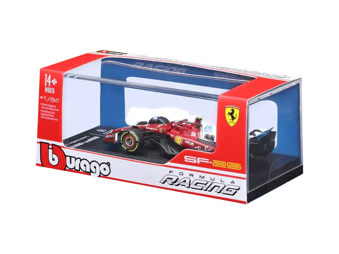 Bburago 1:64 Ferrari SF-25 #44 Lewis Hamilton Australian GP 2025 Diecast Formula 1 Car