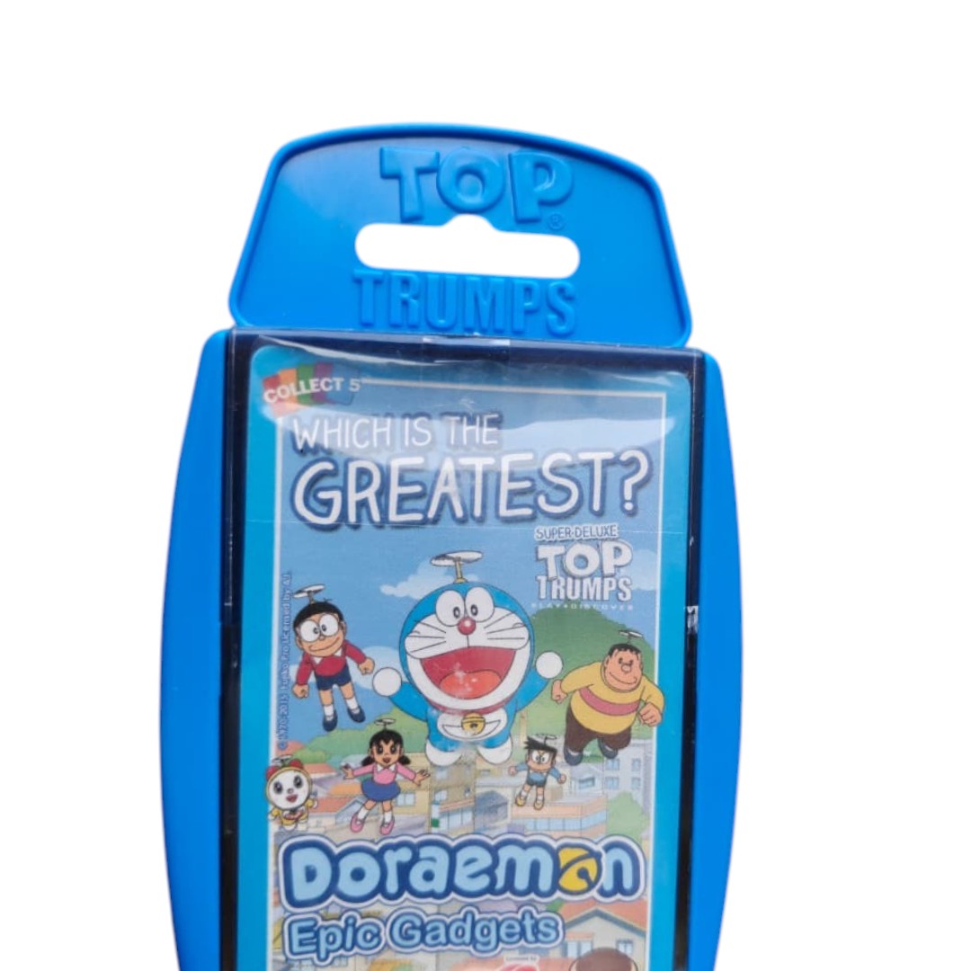 Top Trumps Super Deluxe Doraemon Epic Gadgets Card Game – 30 Collectible Cards | Rare 2014 Discontinued Edition