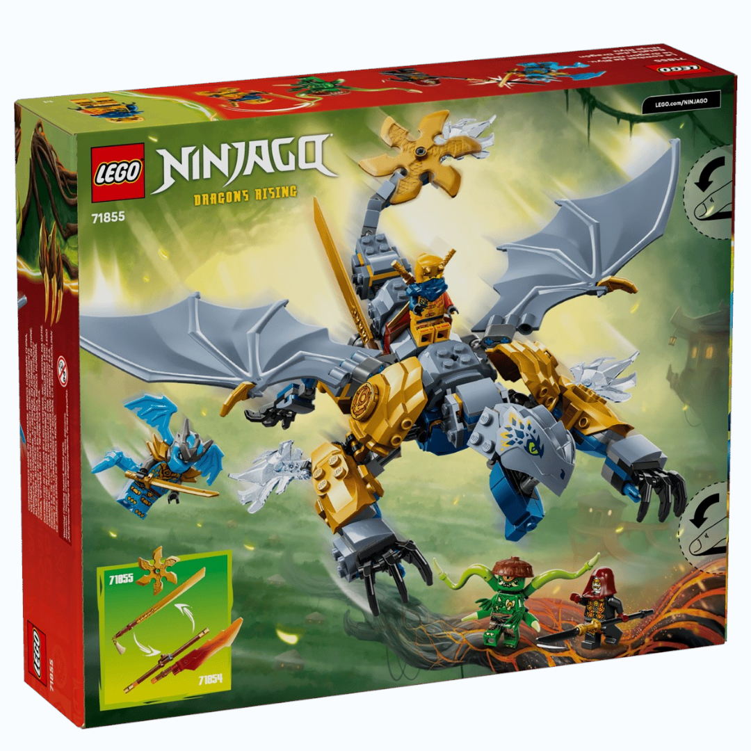 LEGO 71855 Ninjago Dragons Rising Dragon Battle Set with Minifigures | Ninja Dragon Building Toy
