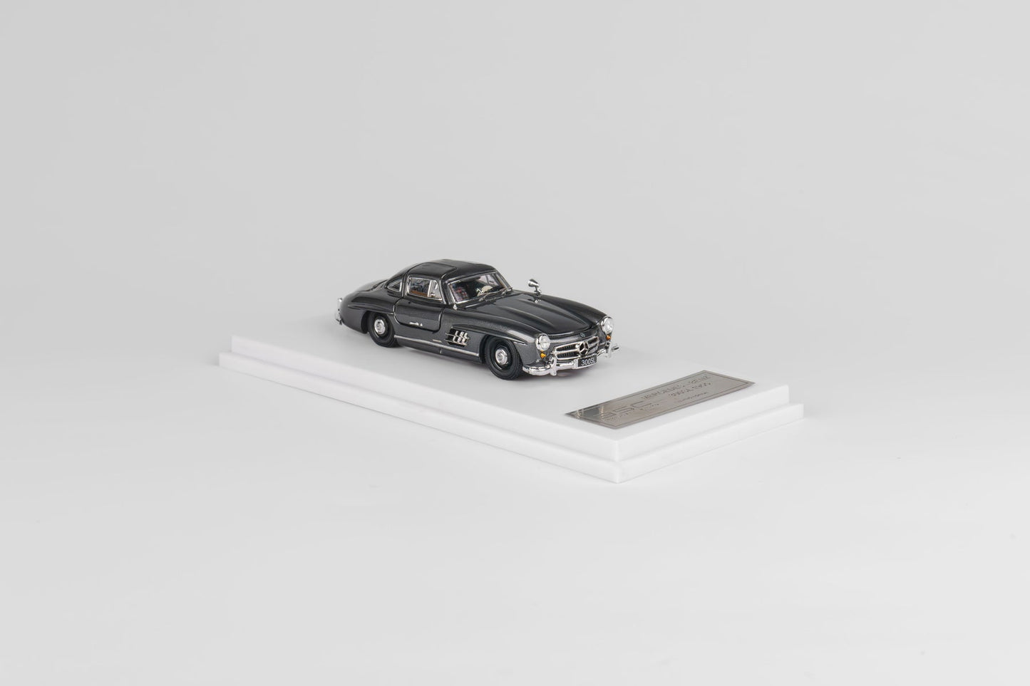 BSC 1:64 Scale Mercedes-Benz 300SL (1955) Metalic Grey Diecast Model Car