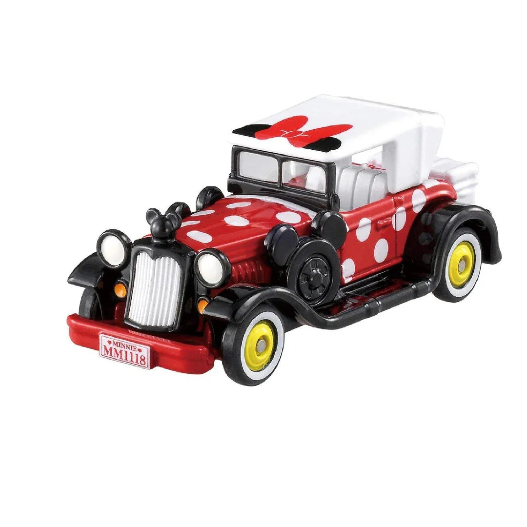 Tomica Disney Motors DM-11 Dream Star Classic Minnie Mouse- TAKARA TOMY -Diecast Scale Model Car - Jaiman Toys
