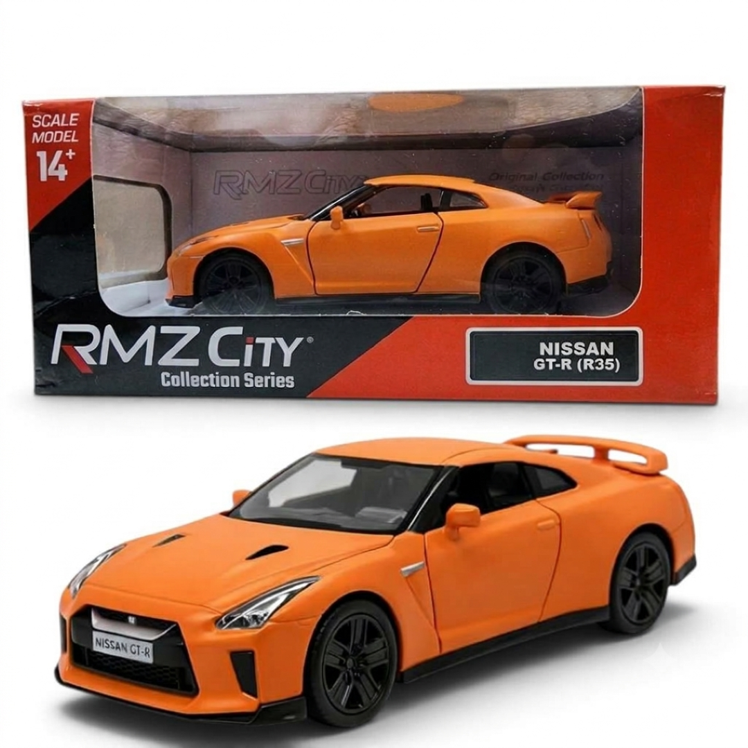 RMZ City Nissan GT-R R35 1:32 Scale Die-Cast Model Car – Orange