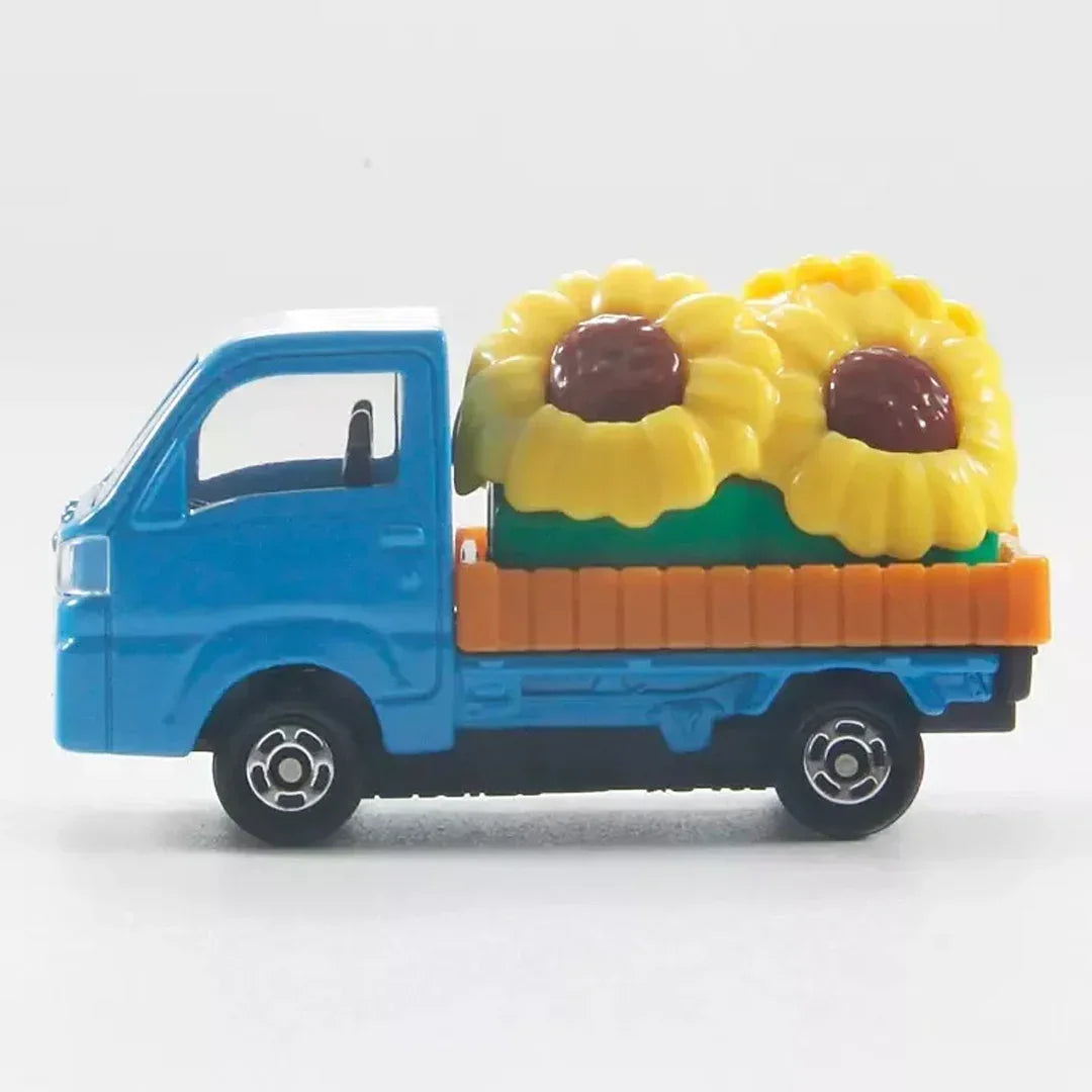 Takara Tomy Tomica 107 Subaru Sambar Sunflower - Jaiman Toys