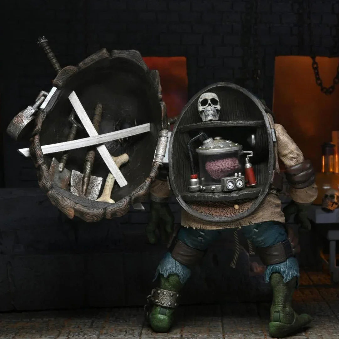 Universal Monsters x Teenage Mutant Ninja Turtles Ultimate Leonardo as The Hunchback 7-Inch Scale Action Figure - Jaiman Toys