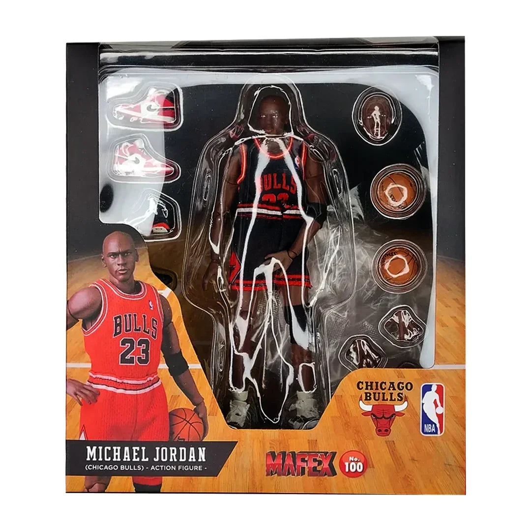MAFEX Michael Jordan Action Figure – Chicago Bulls (Black Jersey MAFEX Michael Jordan Action Figure – Chicago Bulls (Black Jersey