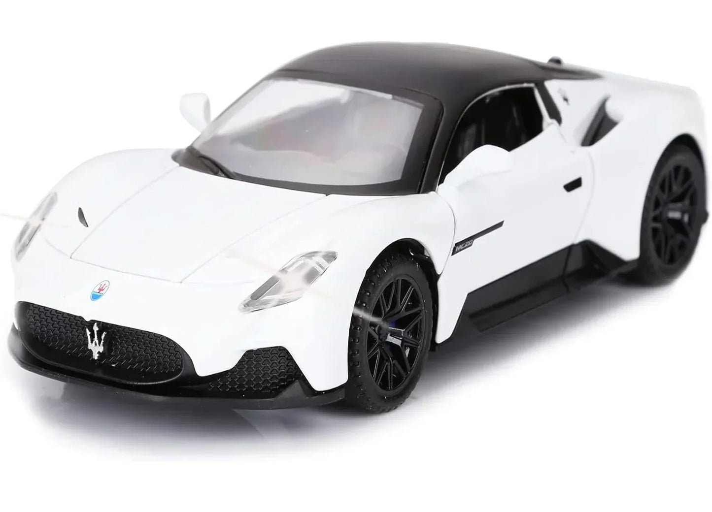 JOY JUNCTION 1:32 Scale Alloy Diecast Super Sports Car Model – Collector Edition with Openable Doors & Premium Finish (Yellown/ White)